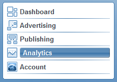 Select Analytics from the Menu Select Analytics from the Menu