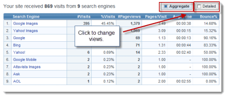 Aggregate or Detailed Report